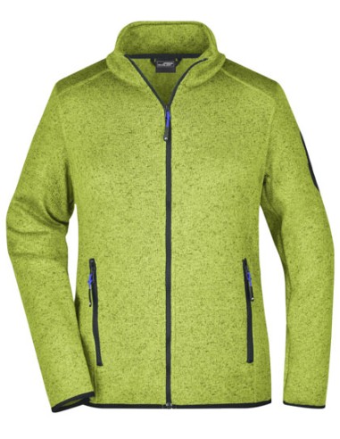 DAI-JN761-Ladies Knitted Fleece Jacket